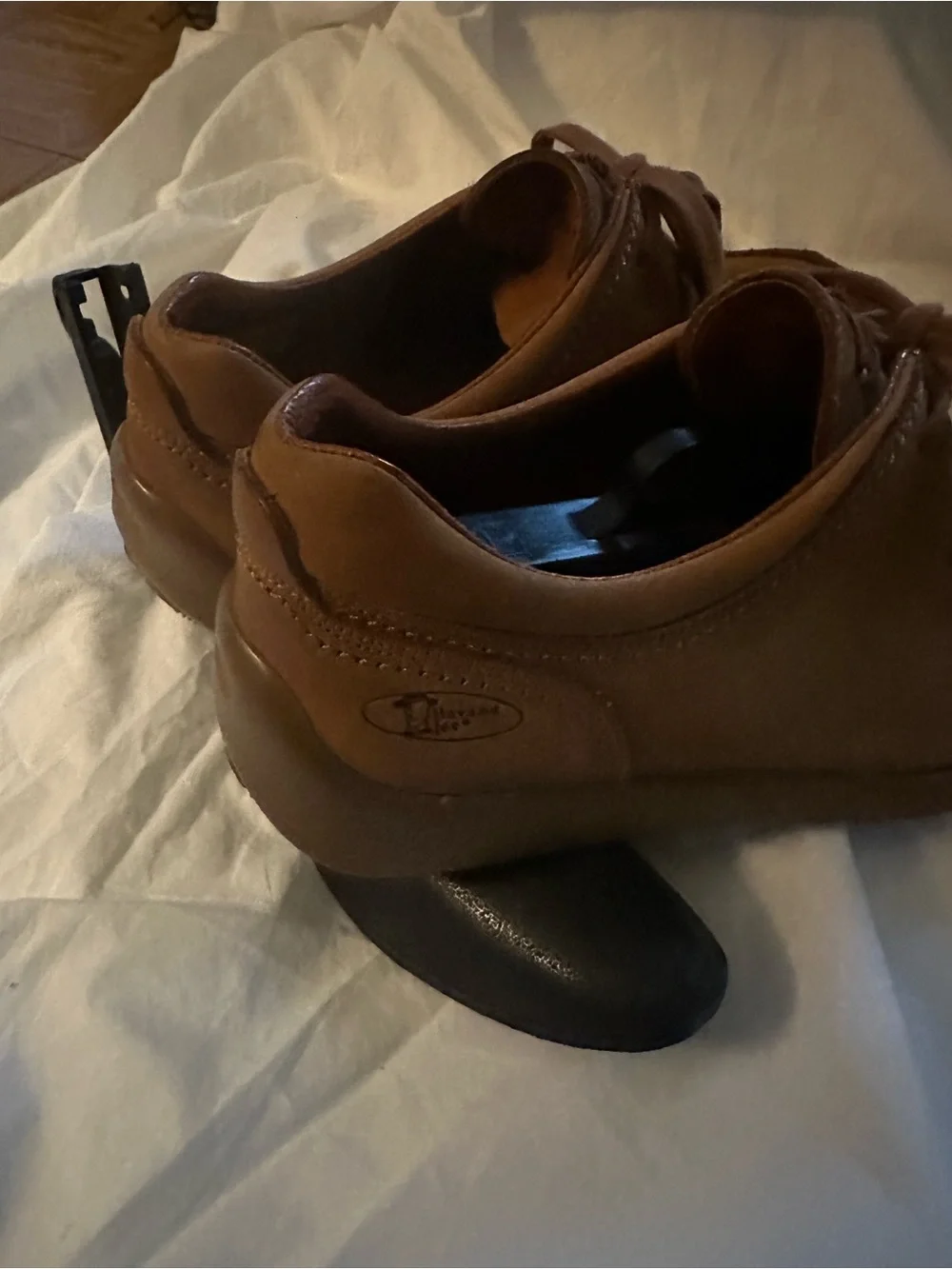 Men's Casual Tan Leather Slip-On Loafers